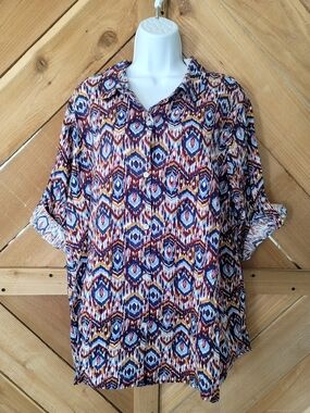 Intro.Roll Tab Sleeve Button Down Shirt